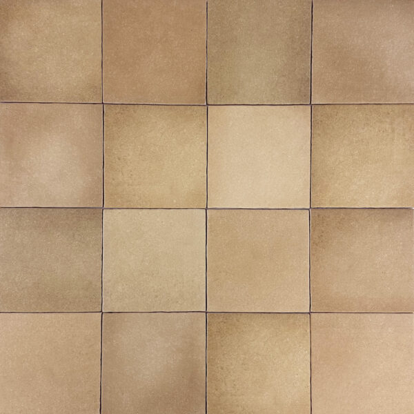 handvorm wandtegel 13x13 goudkleur random mat