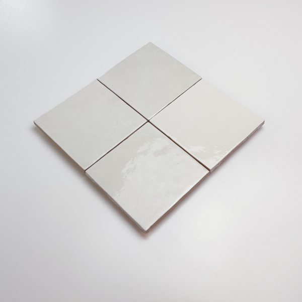 handvorm wandtegel 13x13 wit random glans