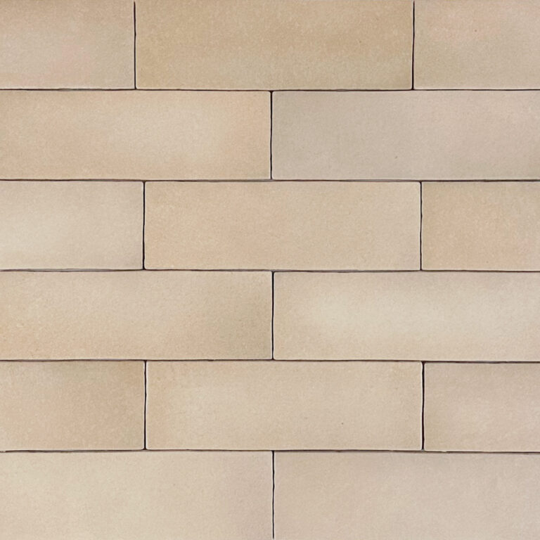 handvorm wandtegel 6,5x20 beige random mat