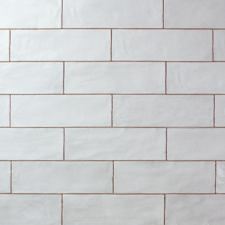 handvorm wandtegel river 6,5x20 licht grijs glans