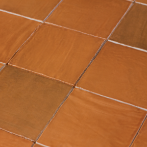 handvorm wandtegel river 13x13 ginger oranje glans