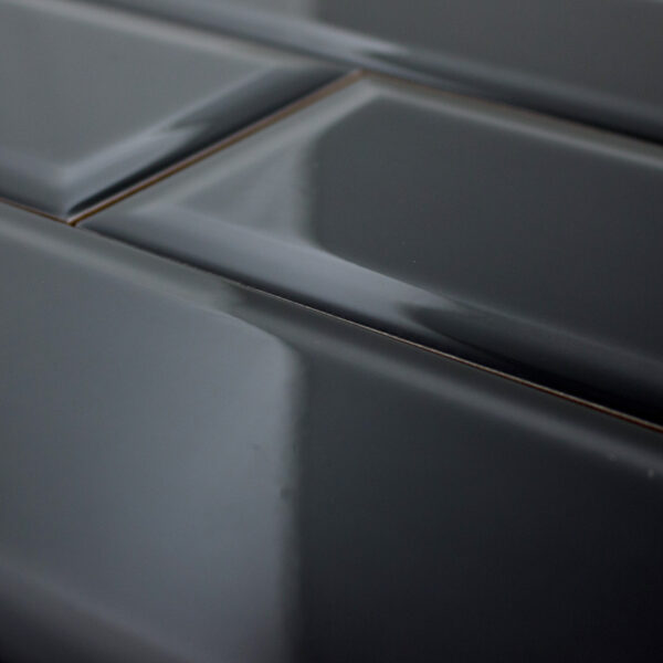 metro wandtegel 10x30 montesco liquorice zwart