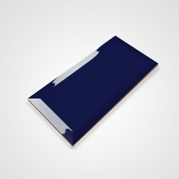wandtegel metrotegel 10x20 donker blauw kobalt glans
