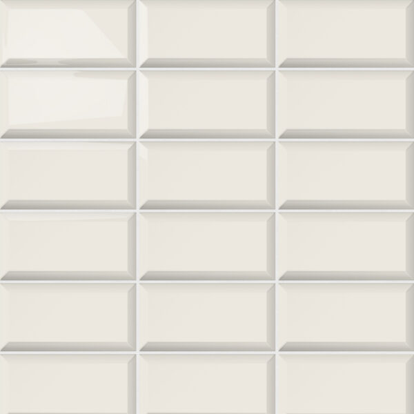 wandtegel metrotegel 10x20 off white klassiek wit joy creme glans