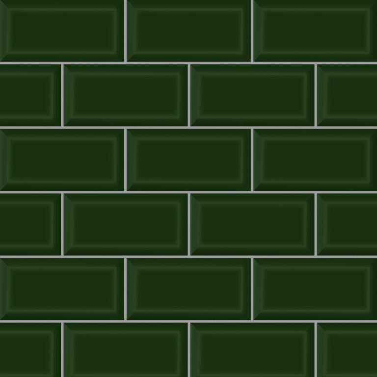 wandtegel metrotegel 10x20 victorian green glans oud donker groen