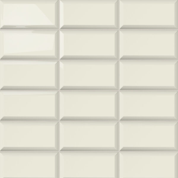 wandtegel metrotegel 10x20 beige glans