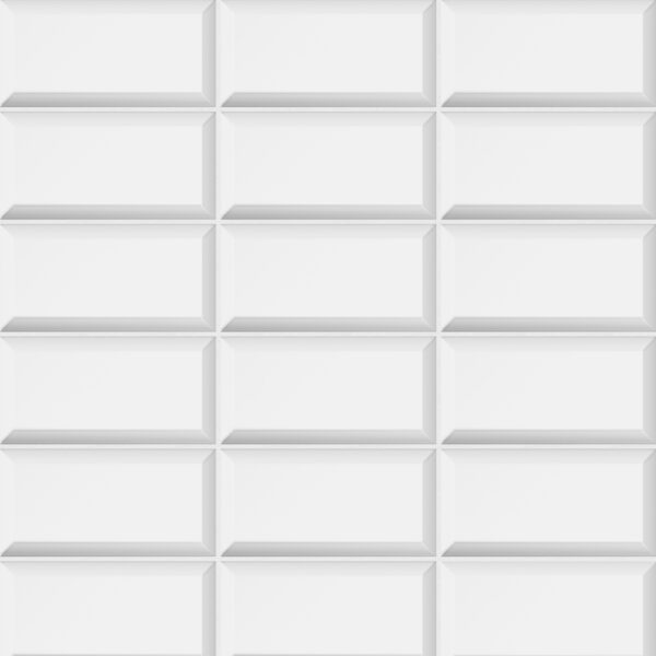 wandtegel metrotegel 10x20 mat wit