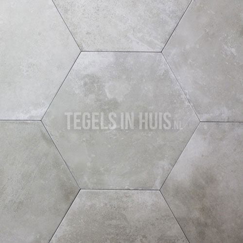 Conserveermiddel pack levering Hexagon - Zeshoek tegels Zilver 25x30cm | Tegels in Huis - De goedkoopste  tegeloutlet van NL