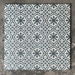 Vloertegel Berkeley Blue 45x45 cm ( 4 in 1 tegel ) vintage