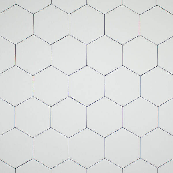 vloertegel hexagon 11,6x10,1 mat wit