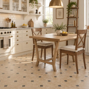 vloertegel wandtegel octagon marmerlook beige 20x20 r9