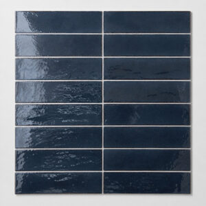 wandtegel equipe tribeca diep blauw 6x24,6 cm