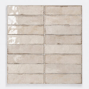 wandtegel equipe tribeca havermout beige glans 6x24,6 cm