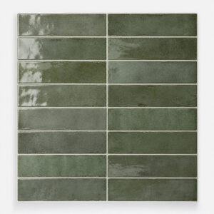 wandtegel equipe tribeca sage groen 6x24,6 cm
