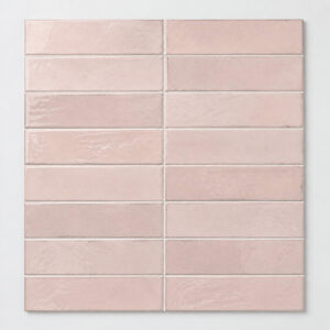 wandtegel equipe tribeca thee roze 6x24,6 cm