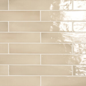 equipe wandtegel manacor 6,5x40 argile beige glans handvorm zellige look 26923