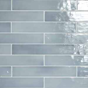 equipe wandtegel manacor 6,5x40 moon blauw glans handvorm zellige look 26921