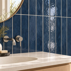 wandtegel equipe manacor oceaan blauw glans 6,5x40 cm
