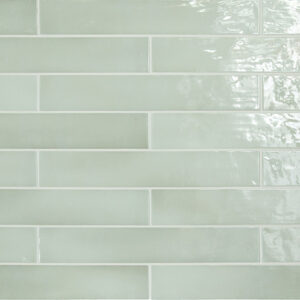 equipe wandtegel manacor 6,5x40 mint groen handvorm zellige look 26922