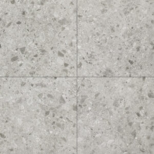 vloertegel wandtegel g stone terrazzo licht grijs 60x60 r10 gerectificeerd full body