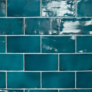 equipe wandtegel manacor 7,5x15 glacier blauw glans handvorm zellige look 26905