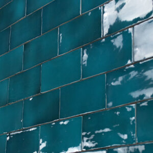 equipe wandtegel manacor 7,5x15 glacier blauw glans handvorm zellige look 26905