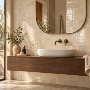 wandtegel equipe manacor kleibeige glans 10x10 cm