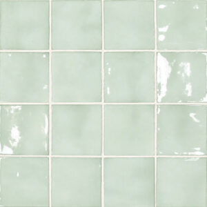 wandtegel equipe manacor mint glans 10x10 cm wandtegel