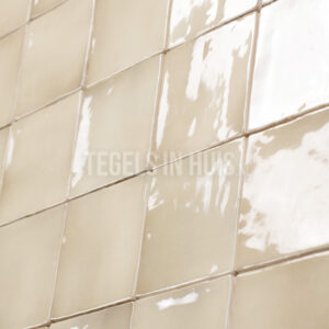 equipe wandtegel manacor 10x10 argile beige glans handvorm zellige look 26913