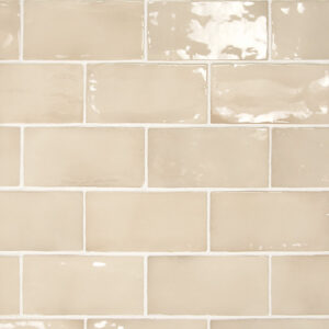 equipe wandtegel manacor 7,5x15 argile beige glans handvorm zellige look 26903