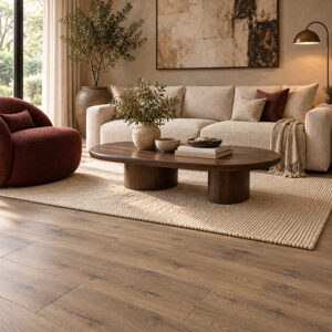 keramisch parket houtlook tegel kayu roble eiken 29,5x120 gerectificeerd sfeerimpressie
