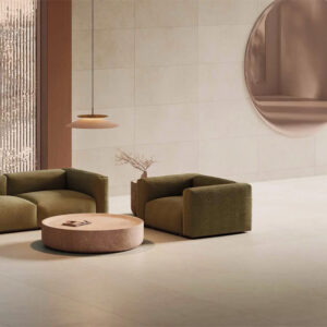 vloertegel wandtegel grainstone belgisch hardsteen zand beige 60x60 gerectificeerd r10