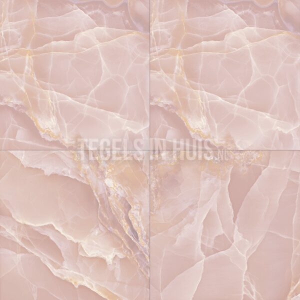 stout Vaardig venster Vloertegel Onix marmer roze gepolijst 120x120 gerectificeerd (minimale  afname van 57,6 m2) | Tegels in Huis - De goedkoopste tegeloutlet van NL
