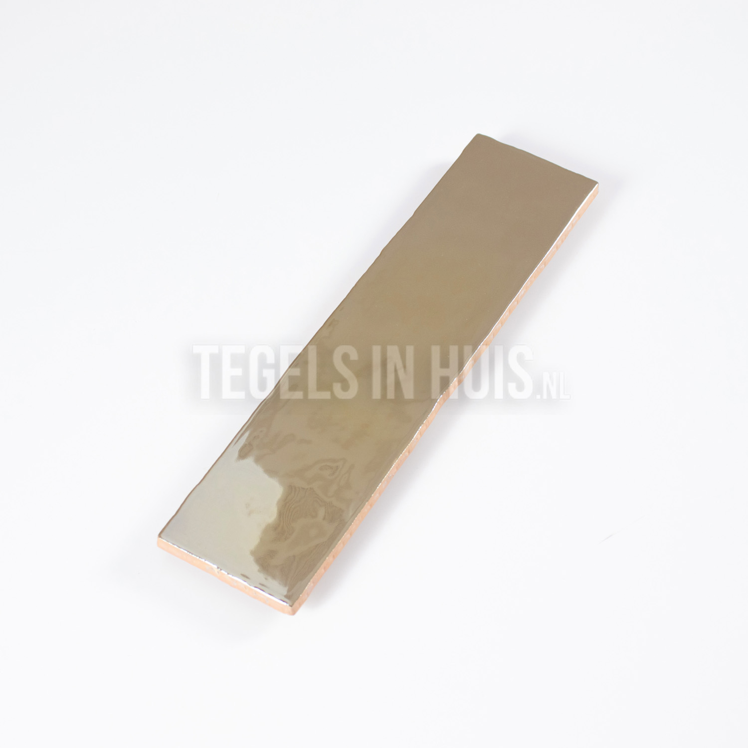 eq langwerpige witjes 7,5x30 cm handvorm wandtegel luxe goud metaal effect glans