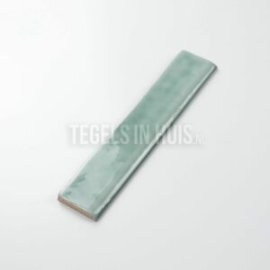 Eindstrip handvorm turquesa groen 5×25 bullnose