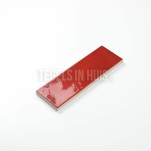 handvorm wandtegel 6,5x20 rood soft glans