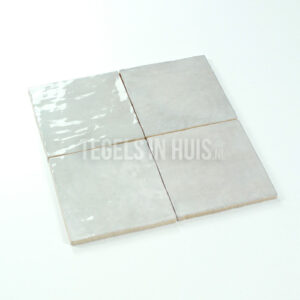 handvorm wandtegel river 13x13 vert grijs glans