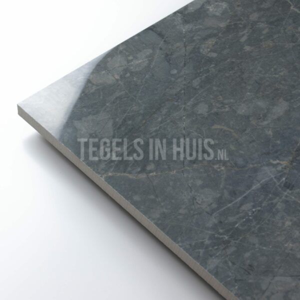 vloertegel / wandtegel marble s donker grijs gepolijst 60x120 gerectificeerd