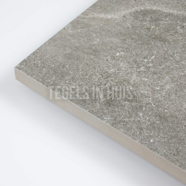 keramische terrastegel tuintegel pulse steen donker grijs 60x60x2 gerectificeerd