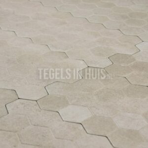 Muretto Gerhy Aluminio grijs 17×52 hexagon motief