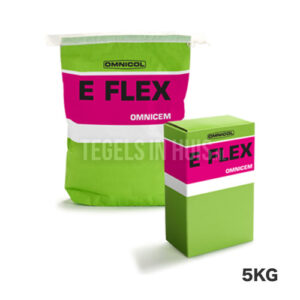 omnicol e flex 5kg grijs tegellijm