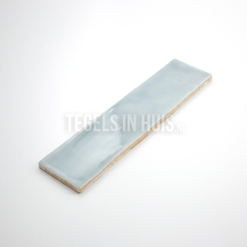 eq langwerpige witjes 7,5x30 cm handvorm wandtegel aqua blauw glans