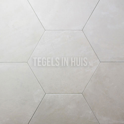 hexagon zeshoek tegels bone 25x30cm
