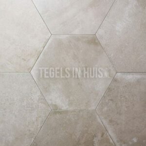 Hexagon – Zeshoek tegels Zilver 25x30cm