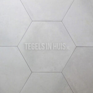 Hexagon Decor – Zeshoek tegels licht grijs 25x30cm