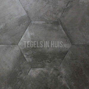 Hexagon Decor – Zeshoek tegels Zilver 25x30cm