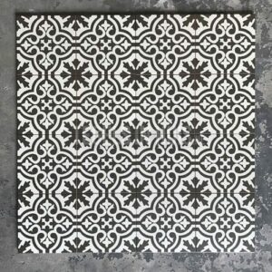 vloertegel berkeley charcoal 45x45 cm ( 4 in 1 tegel ) vintage