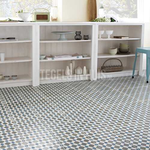 vloertegel henley a 45x45 cm ( 4 in 1 tegel ) vintage