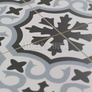 vloertegel berkeley essence sky blauw 45x45 cm ( 4 in 1 tegel ) vintage