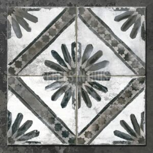 vintage vloertegel fs marrakech grey 45x45cm 4 in 1